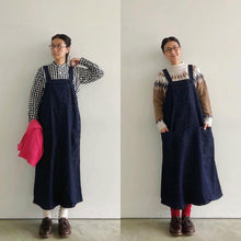 画像をギャラリービューアに読み込む, Anne number of 7 デニムサロペットスカート インディゴ by SARAHWEAR C4186/shfy