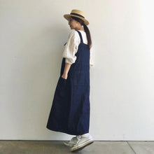 画像をギャラリービューアに読み込む, Anne number of 7 デニムサロペットスカート インディゴ by SARAHWEAR C4186/shfy