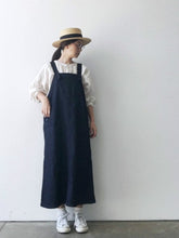 画像をギャラリービューアに読み込む, Anne number of 7 デニムサロペットスカート インディゴ by SARAHWEAR C4186/shfy