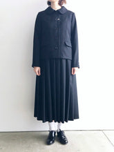 Load images into the gallery viewer,Anne number of OMEKASHI Wool Tropical Tuck Skirt SARAHWEAR C21558