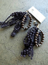 画像をギャラリービューアに読み込む, Anne number of OMEKASHI 23 Botanical Dyed Lace Earrings & Ear clips by Vlas Blomme/shfy