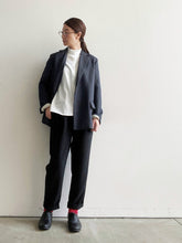 画像をギャラリービューアに読み込む, Anne number of OMEKASHI Wクロス1タックストレートパンツ TRAVAIL MANUEL TM5015/shfy