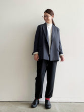 画像をギャラリービューアに読み込む, Anne number of OMEKASHI Wクロス1タックストレートパンツ TRAVAIL MANUEL TM5015/shfy