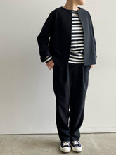 画像をギャラリービューアに読み込む, Anne number of OMEKASHI Wクロス1タックストレートパンツ TRAVAIL MANUEL TM5015/shfy