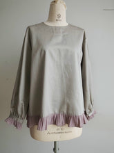 画像をギャラリービューアに読み込む, Anne number of OMEKASHI コットンサテンプルオーバー tumugu TB19436