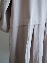 Load images into the gallery viewer,Anne number of OMEKASHI Spima Cotton Tencel 2way Neck Dress tumugu TB19433/shfy
