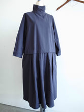 Load images into the gallery viewer,Anne number of OMEKASHI Spima Cotton Tencel 2way Neck Dress tumugu TB19433/shfy