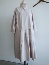 Load images into the gallery viewer,Anne number of OMEKASHI Spima Cotton Tencel 2way Neck Dress tumugu TB19433/shfy