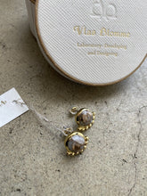 Load images into the gallery viewer,Anne number of OMEKASHI Marble Copper earrings earrings 315625