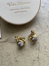 Load images into the gallery viewer,Anne number of OMEKASHI Marble Copper earrings earrings 315625