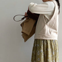 画像をギャラリービューアに読み込む, sabbatum サイドカシュクール風 ボトルネックベスト SA-26201/shfy