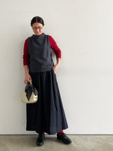 画像をギャラリービューアに読み込む, sabbatum サイドカシュクール風 ボトルネックベスト SA-26201/shfy