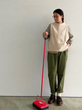 画像をギャラリービューアに読み込む, sabbatum サイドカシュクール風 ボトルネックベスト SA-26201/shfy