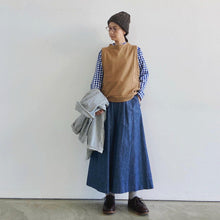 画像をギャラリービューアに読み込む, sabbatum サイドカシュクール風 ボトルネックベスト SA-26201/shfy