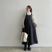 画像をギャラリービューアに読み込む, SARAHWEAR リネンツイルサロペットパンツ C16029/shfy
