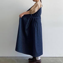 画像をギャラリービューアに読み込む, CAERULA デニムエプロンワンピース 20SS-006/shfy