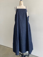 画像をギャラリービューアに読み込む, CAERULA デニムエプロンワンピース 20SS-006/shfy