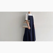 画像をギャラリービューアに読み込む, CAERULA デニムエプロンワンピース 20SS-006/shfy