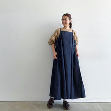 画像をギャラリービューアに読み込む, CAERULA デニムエプロンワンピース 20SS-006/shfy