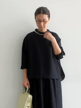 Load images into the gallery viewer,Anne number of OMEKASHI Viscose Linen Nylon Pullover TB20244/shfy