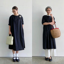 Load images into the gallery viewer,Anne number of OMEKASHI Viscose Linen Nylon One Piece tumugu TB20245/shfy