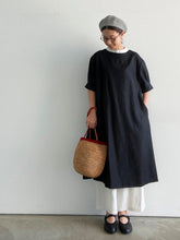 Load images into the gallery viewer,Anne number of OMEKASHI Viscose Linen Nylon One Piece tumugu TB20245/shfy