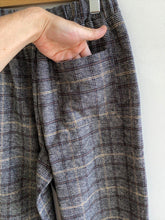 画像をギャラリービューアに読み込む, mao made ツィードライクチェックパンツ 『甘やかしてくれるパンツ』041301/shfy