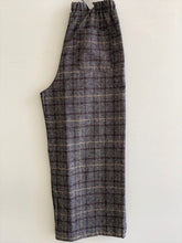 画像をギャラリービューアに読み込む, mao made ツィードライクチェックパンツ 『甘やかしてくれるパンツ』041301/shfy