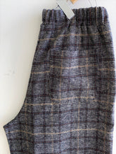 画像をギャラリービューアに読み込む, mao made ツィードライクチェックパンツ 『甘やかしてくれるパンツ』041301/shfy