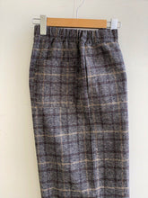 画像をギャラリービューアに読み込む, mao made ツィードライクチェックパンツ 『甘やかしてくれるパンツ』041301/shfy