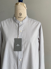 画像をギャラリービューアに読み込む, ashuhari バンドカラーAラインシャツ AS-065/shfy