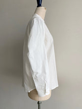 画像をギャラリービューアに読み込む, ashuhari バンドカラーAラインシャツ AS-065/shfy