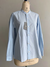 画像をギャラリービューアに読み込む, ashuhari バンドカラーAラインシャツ AS-065/shfy