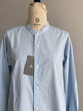 画像をギャラリービューアに読み込む, ashuhari バンドカラーAラインシャツ AS-065/shfy