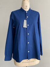 画像をギャラリービューアに読み込む, ashuhari バンドカラーAラインシャツ AS-065/shfy