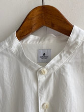 画像をギャラリービューアに読み込む, ashuhari バンドカラーAラインシャツ AS-065/shfy