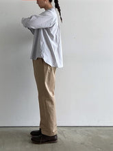 画像をギャラリービューアに読み込む, ashuhari バンドカラーAラインシャツ AS-065/shfy