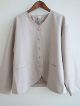Load images into the gallery viewer,Anne number of OMEKASHI Spima cotton tencel jacket tumugu TB19432
