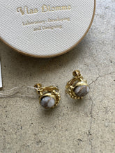 Load images into the gallery viewer,Anne number of OMEKASHI Marble Copper earrings earrings 315625
