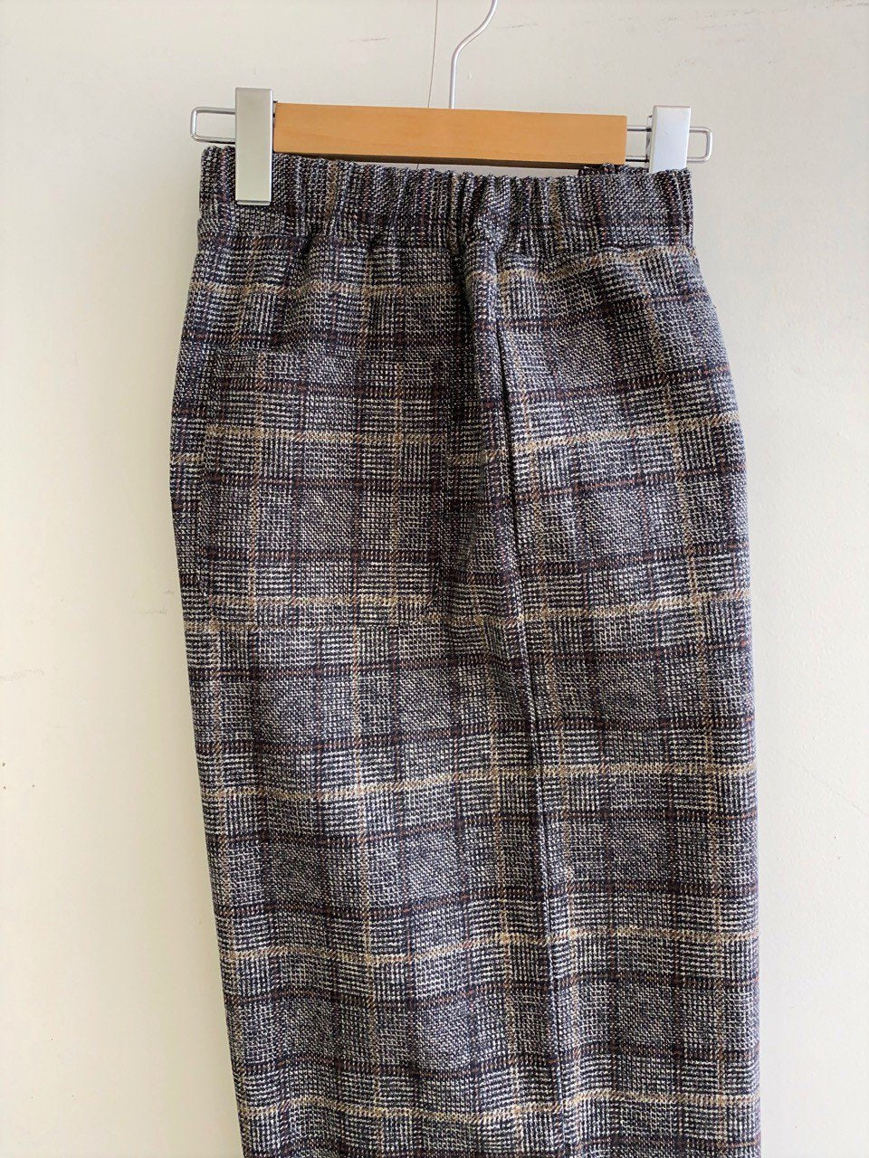 mao made Tweed tartan check pants mao made Tweed tartan check pants